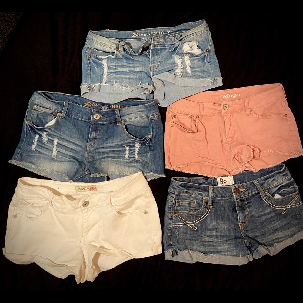 Jean Shorts! $7 each or or $30 for all of them!